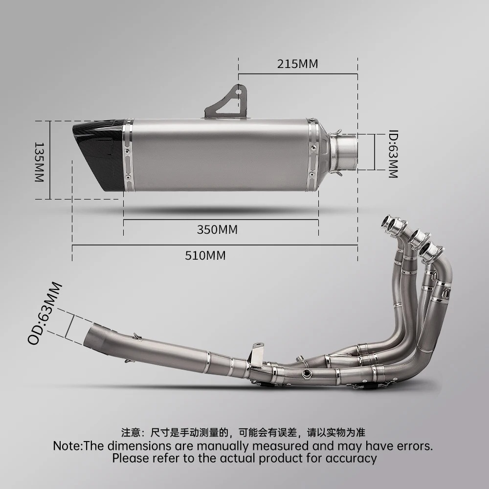 2021-2025 Titanium High Quality Full Exhaust System for GSX1300R Motorcycle New Condition